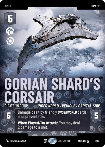 Gorian Shard's Corsair - Pirate Warship (808) (Prestige) (808) [Ashes of the Empire]