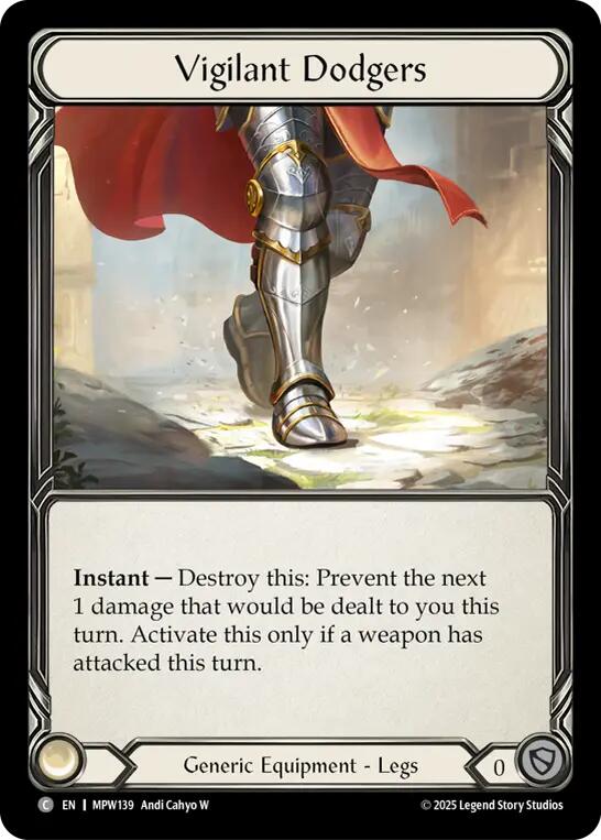 Vigilant Dodgers [MPW139] (Mastery Pack Warrior)  Cold Foil