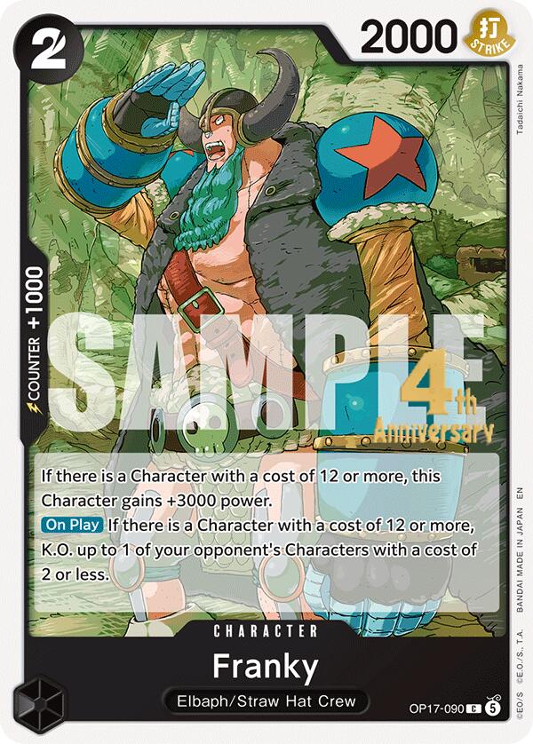 Franky [The World's Strongest Warriors Release Event Cards]