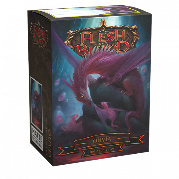 Dragon Shield Sleeves: Matte 'Flesh & Blood Ouvia' Art, Limited Edition (100 ct.)