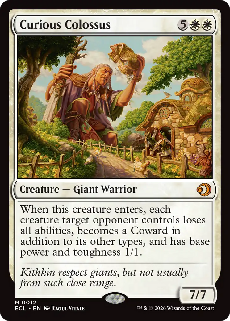 Curious Colossus [Lorwyn Eclipsed]
