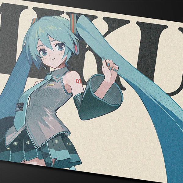 Hatsune Miku Playmat - Retro Soundscapes