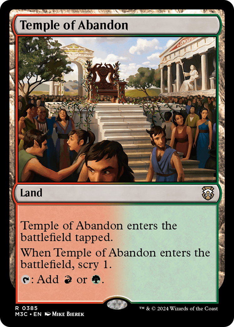 Temple of Abandon [Modern Horizons 3 Commander]