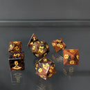 Dungeon Master Direct: Gemstone Dice Set (7pc) - Mahogany Obsidian