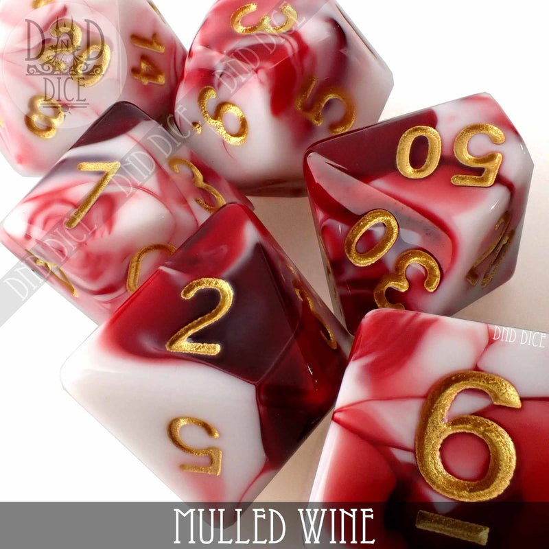 Mulled Wine 7 or 11: 7 Dice Set