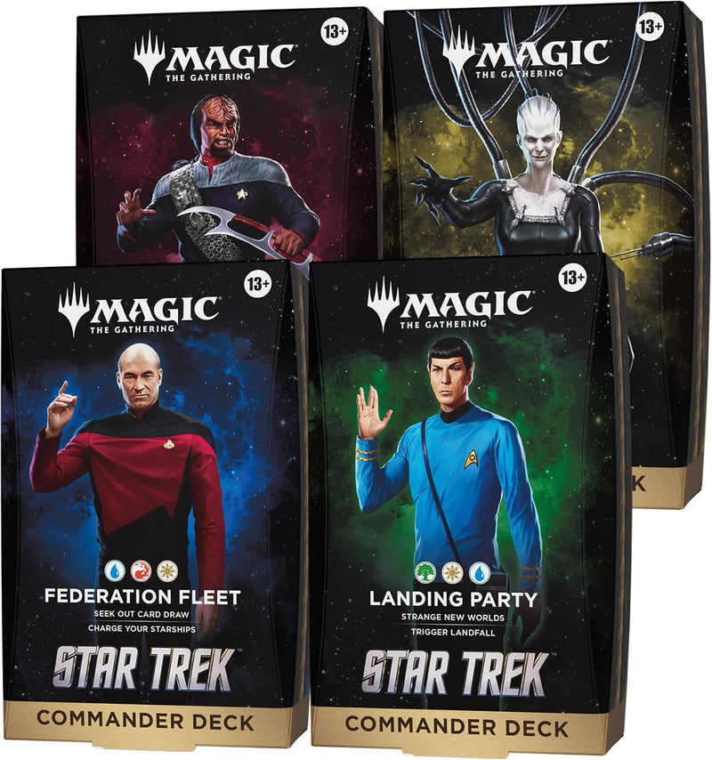 *Preorder* Star Trek Commander Deck Case - All 4 Decks (available 11/06)