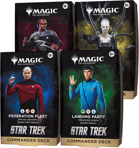 *Preorder* Star Trek Commander Deck Case - All 4 Decks (available 11/06)