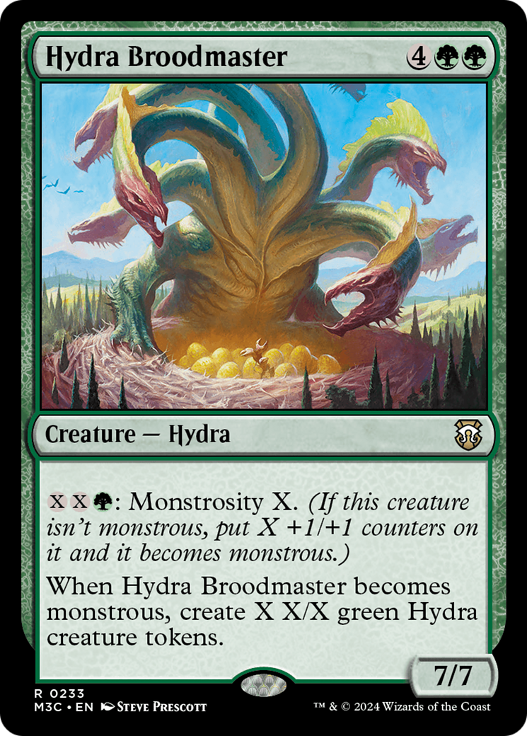 Hydra Broodmaster (Ripple Foil) [Modern Horizons 3 Commander]