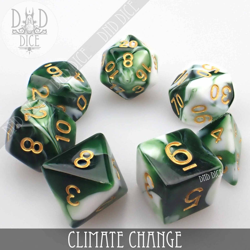 Climate Change 7 or 11: 7 Dice Set