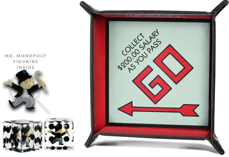 Monopoly Dice and Tray Set