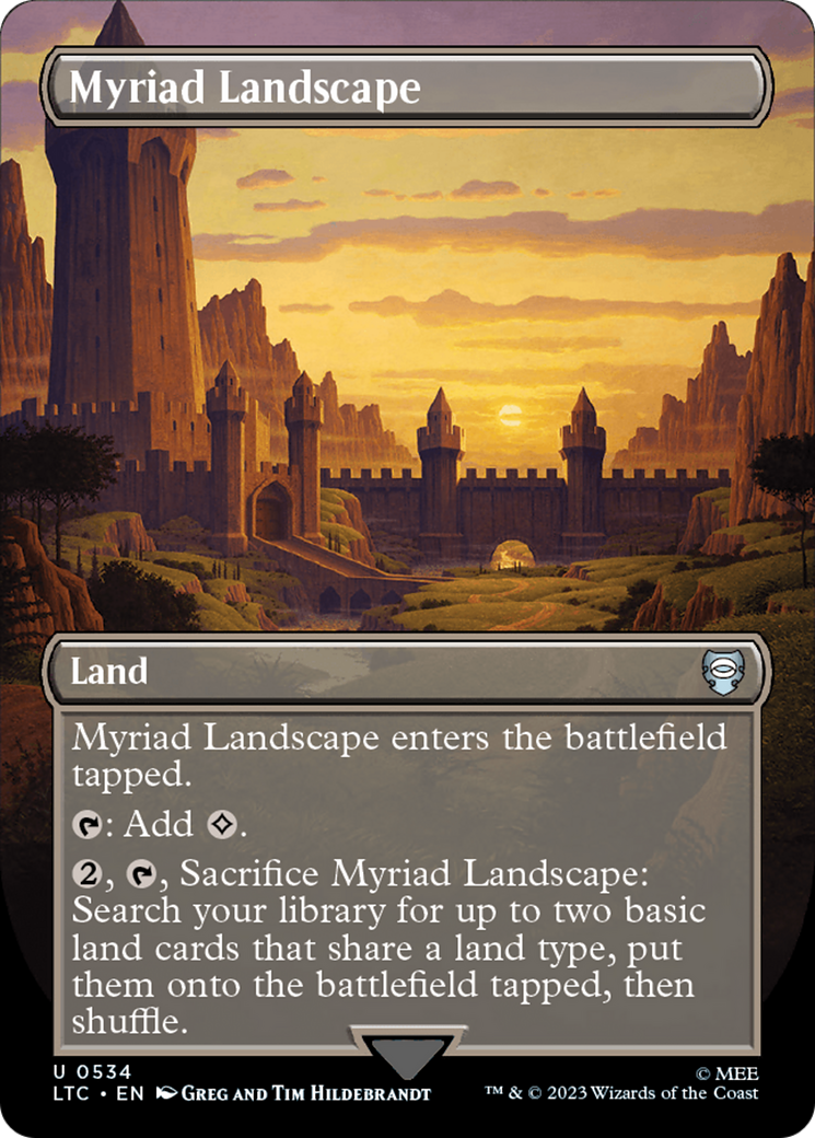 Myriad Landscape (Borderless) [The Lord of the Rings: Tales of Middle-Earth Commander]