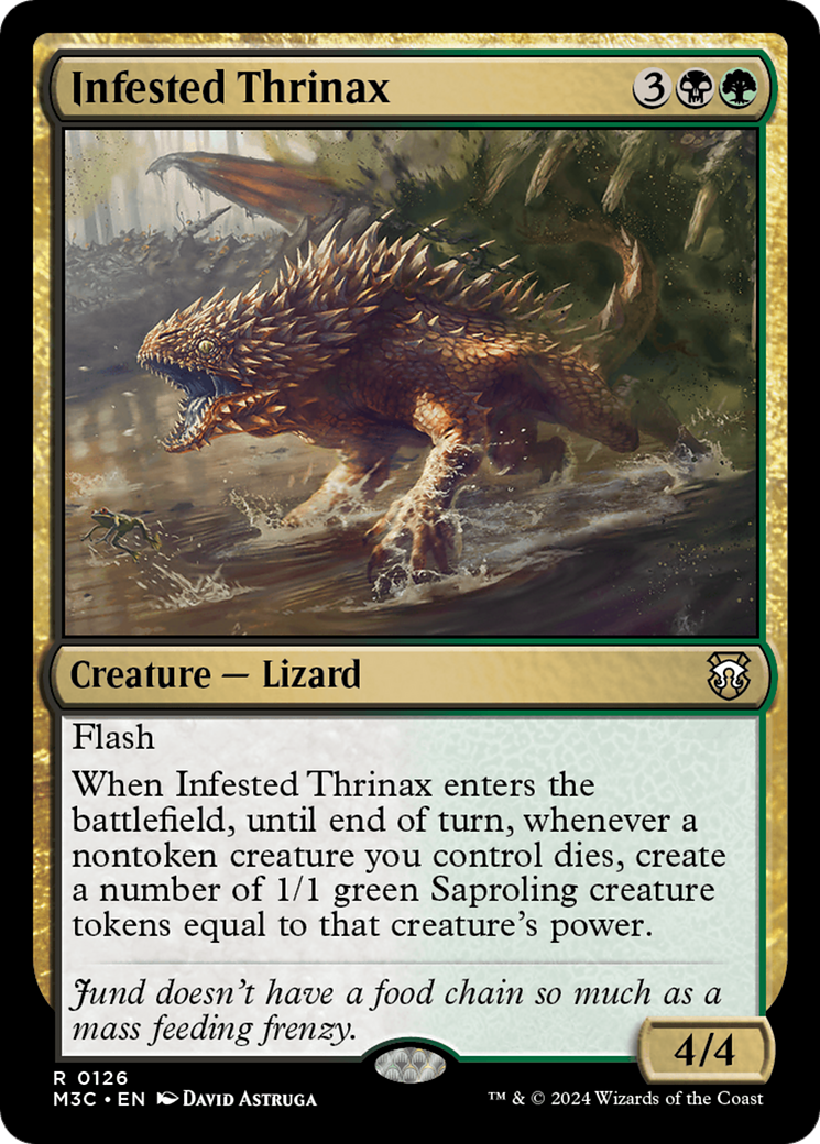 Infested Thrinax [Modern Horizons 3 Commander]