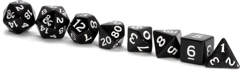 Sirius Dice D & D New Adventurer Dice Set - Black