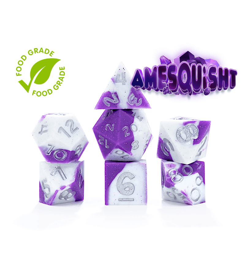 Anti-Stress Dice "Amesquisht" Silicone 7-die set