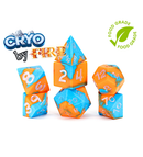 Anti-Stress Dice "Fire & Dice" Silicone 7-die set