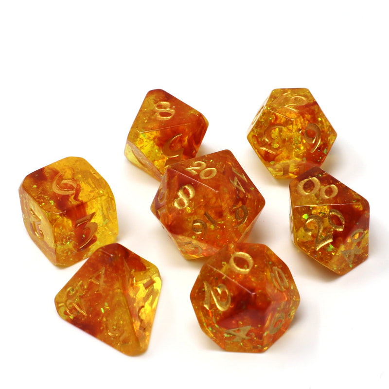 RPG Dice Set (7) - Autumn Court