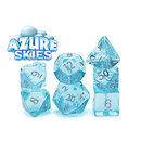 RPG 7 Dice Set: Holographic Dice - 'Azure Skies'