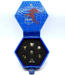 Hymgho Dragon's Hoard Gemstone Dice: Blue Turquoise