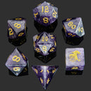 Hymgho Dragon's Hoard Gemstone Dice: Amethyst