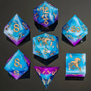 Hymgho 7pc RPG Dice Set: Storm Dragon - Resin