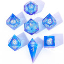Hymgho 7pc RPG Dice Set: Fae Storm - Liquid Core