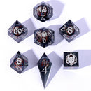Hymgho 7pc RPG Dice Set: Always Watching Bone Gaze