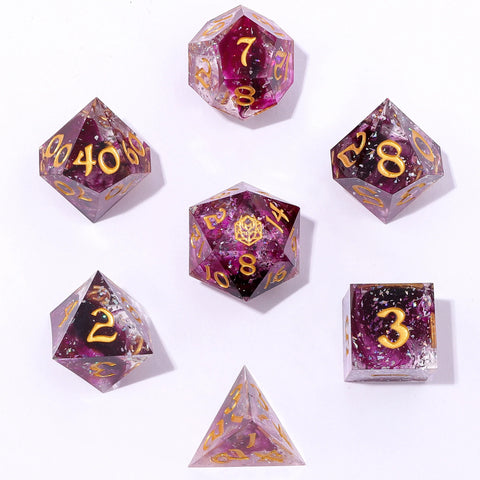 Hymgho 7pc RPG Dice Set: Sorcerer's Mist - Resin