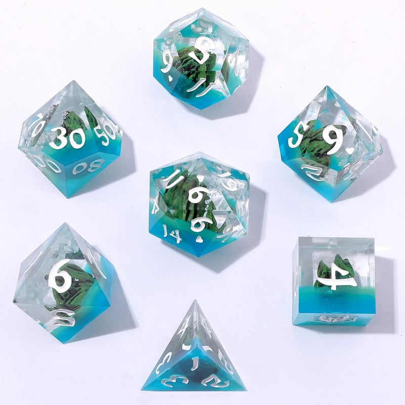 Hymgho 7pc RPG Dice Set: Captured Magic - Mystic Peaks