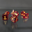 Dungeon Master Direct: Gemstone Dice Set (7pc) - Ruby Red Stormglass