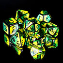 Metal RPG Dice Set (7) - Drakona Embers Bacu