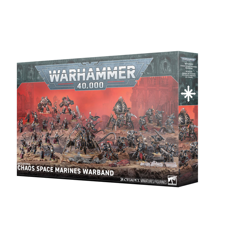 Chaos Space Marines: Battleforce - Chaos Space Marines Warband Preorder (Available 07/11)