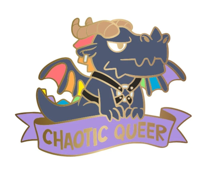 Hymgho Alternative Alignments Pin - Chaotic Queer