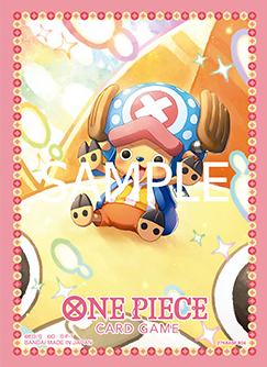 One Piece TCG: Official TCG+ Stores Sleeves Limited Editon V2 Display