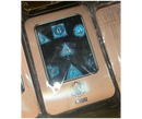 Hymgho Solid Metal Sorcerer RPG Dice set - Chameleon Blue w/ Silver