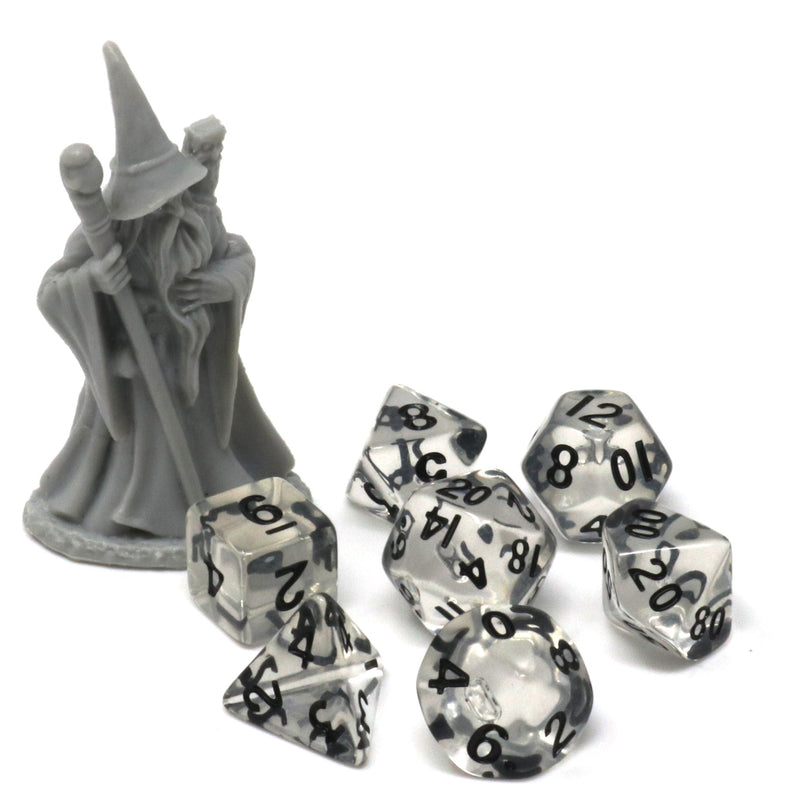 Critlings Mini RPG Dice Set (7) - Crystal Song