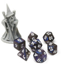 Critlings Mini RPG Dice Set (7) - Indigo Sparkle