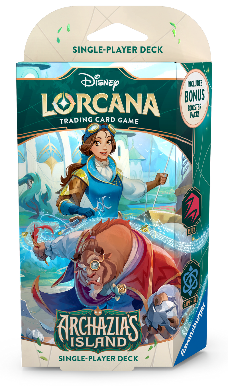 *PREORDER* Disney Lorcana: Archazia's Island - Starter Deck Beauty and Beast (Available 03/07)