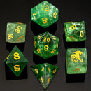 Hymgho Dragon's Hoard Gemstone Dice: Green Flourite