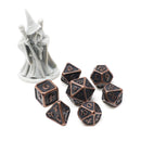 Critlings Mini RPG Dice Set (7) - Dark Copper