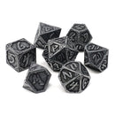 Metal RPG Dice Set (7) - Dark Iron Hexbreaker