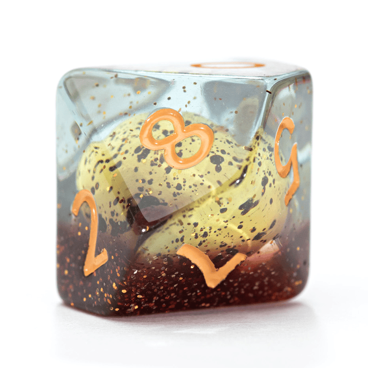10d10 Dice Set: Inclusion Dice - 'Dinosaur Eggs'