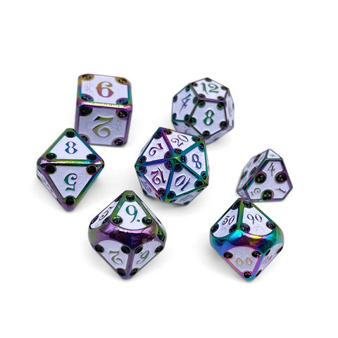 Norse Foundry: Dungeon Delve - Bone Yard - Metal Dice Set