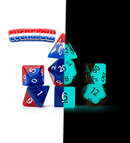 RPG 7 Dice Set: Radiant Dice (GID) - 'Everglow'