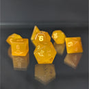 Dungeon Master Direct: Gemstone Dice Set (7pc) - Yellow Catseye