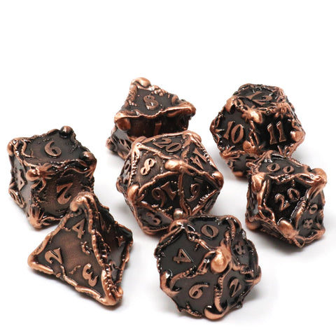 7 piece RPG Set - Fathom Copper