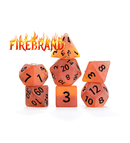 RPG 7 Dice Set: Sea Glass - 'Firebrand'