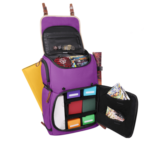 Enhance Gaming Trading Card Full Backpack (Purple)