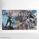 Reality Fracture - Shiny Playmat -  Tam Beleren, Conflicted / Jace, Building Reality