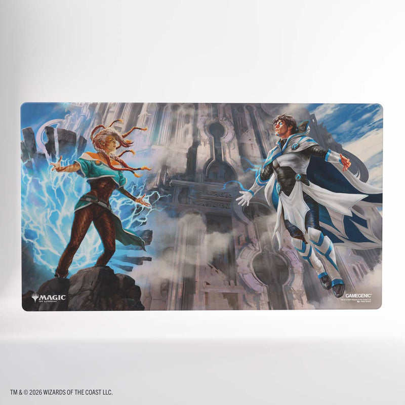Reality Fracture - Shiny Playmat -  Tam Beleren, Conflicted / Jace, Building Reality