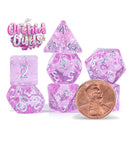 Mini Dice: Orchid Buds - Holographic Dice